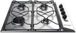 Indesit PAA642IXIWE Gas Hob - Stainless Steel.